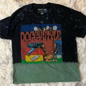 SNOOP DOGG Doggy Style Graphic Tee Mens Hip Hop Rap Black Tie Dye
